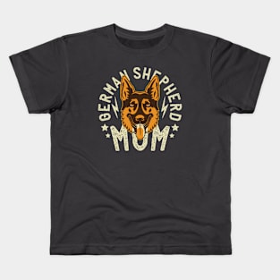 German Shepherd Mom Kids T-Shirt